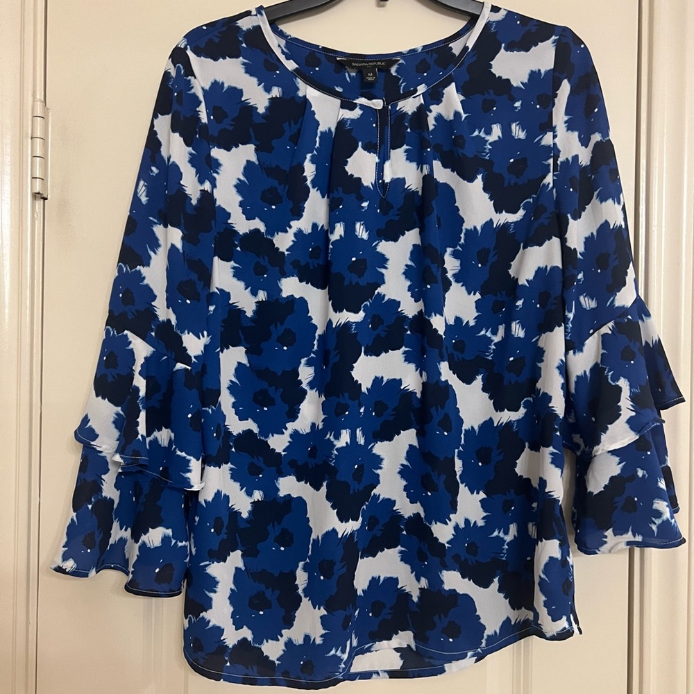 Banana Republic Floral Blouse